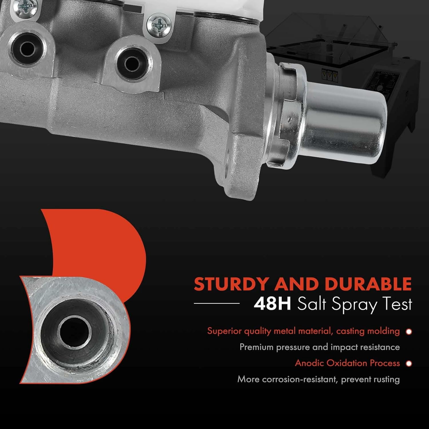 A-Premium Brake Master Cylinder with Reservoir and Cap Compatible with Chevrolet Vehicles - Impala Limited 2014-2016, Impala 2009-2013 - Replaces# 22796285, 25908489