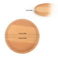 thumbnail image 2 of Bamboo Tray Flower Pot Holder Base Stander  Flower Pot Tray, 2 of 21