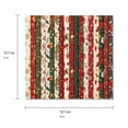 thumbnail image 2 of Christmas Precut Fabric Squares, 42pc Poinsettia Snowflake Plaid Fabric for DIY Quilting and Sewing, 5 x 5 in Craft Kit Set, 2 of 5