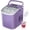 Purple, variant on Countertop Ice Maker Machine with Handle, 26lbs Per Day, 9 Ice Cubes Ready in 6 Mins, Auto-Cleaning Portable Ice Maker with Basket and Scoop, for Home/Kitchen/Camping/RV (Red)