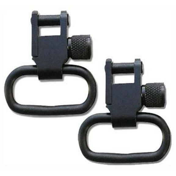 GrovTec US Locking Swivel Set, 1.25in, Black