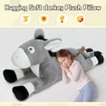 thumbnail image 5 of Tezituor 43.3'' Donkey Stuffed Animal Giant Stuffed Donkey Pillow Plush Toy, 5 of 6