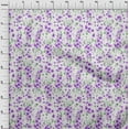 thumbnail image 4 of oneOone Velvet Purple Fabric Floral Sewing Craft Projects Fabric Prints By Yard 58 Inch Wide, 4 of 4