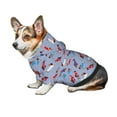 thumbnail image 6 of Goofa winter Dachshund Pattern Small Dog Sweater Hoodies Pet Grey Hooded Soft Fleece Sweatshirts with Pocket Fall Winter Puppy Cat Sweaters Warm Clothes-Medium, 6 of 8