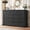 Black, variant on White Dresser with 9 Drawers for Bedroom, 9 Drawers Dresser Chest of Drawers with Charging Station, Large Storage Cabinets for Living Room
