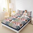 thumbnail image 4 of Homewish 4-Piece Kawaii Dachshund Sheet Set, Queen - Buffalo Patchwork (Dog), 4 of 7