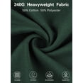 thumbnail image 5 of Men's Loose Fit Heavyweight Work Long Sleeve Henley T-Shirts Workwear Pocket Tee(Regular&Tall), 5 of 9