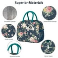 thumbnail image 4 of Womens Pioneer Flower Floral Print Pattern Lunch Box for Work,Insulated Lunch Bag for Women,Loncheras Para Mujer,Leakproof Adult Lunch Bag for Work,Beach,Travel,Picnic,Camping, 4 of 7