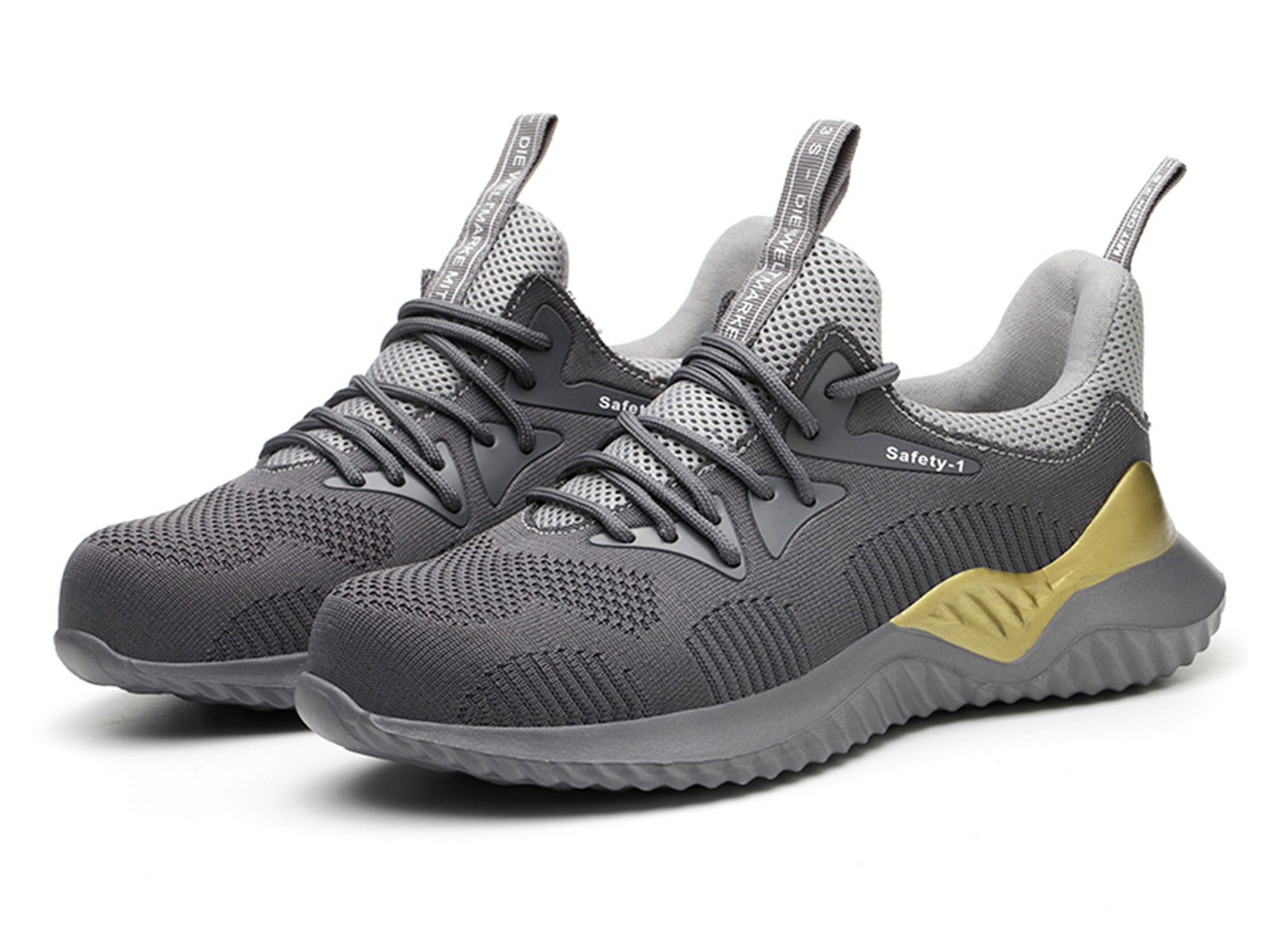 Lightweight Steel Toe Safety Shoes for Men Women Work Shoes Nonslip