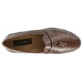 thumbnail image 3 of Mens Florsheim Men's Shoes Pisa Cognac Crocodile Print Leather Loafer 18469-03, 3 of 7