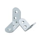 thumbnail image 3 of Conector de hardware de código de esquina gabinete de ropa código de ángulo en forma de L ángulo recto conector de muebles de 90 grados soporte de capa triángulo de hierro, 3 of 4