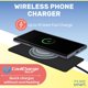 thumbnail image 2 of Cargador de Teléfono Inalámbrico Rápido IJS para Dispositivos con Capacidad Qi - Plataforma de Carga Redonda Universal Ultra Delgada Compatible con Múltiples Móviles - Negro, 2 of 5