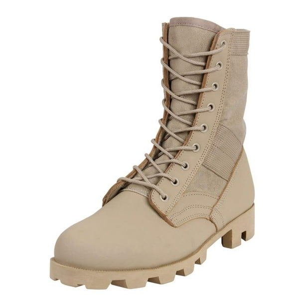 beige army boots