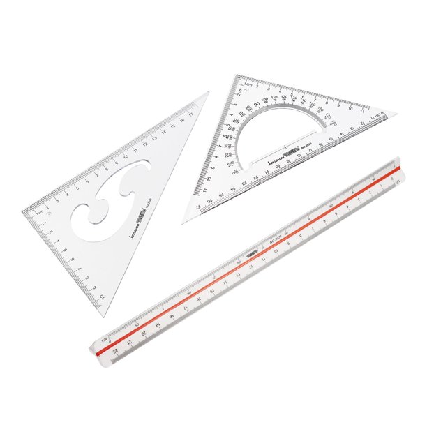 Scale Ruler 30cm Engineer Triangular Scale Architect Rulers 1201125