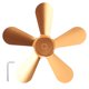 thumbnail image 2 of Aspa de Ventilador de Estufa 5 Aspas aleación de Aluminio Mejora la Circulación de Aire Caliente Amplia Compatibilidad Instalación Sencilla para Ventilador de Chimenea ANGGREK  Otros, 2 of 8
