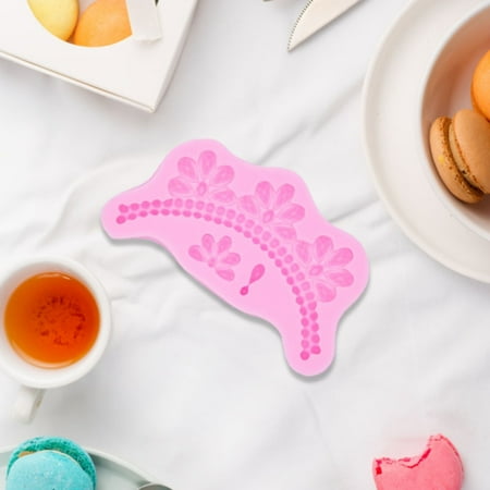 

TANGNADE Pearl Flower Silicone Mould Fondant Cake Chocolate Cookie Decorating Mould Cake Tools