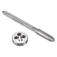 thumbnail image 1 of Unique Bargains M7 x 1mm Metric Tap and Die Set Machine Thread Tap with Round Die, 1 of 6