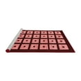 thumbnail image 2 of Ahgly Company Machine Washable Indoor Rectangle Abstract Red Modern Area Rugs, 5' x 7', 2 of 4