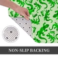 thumbnail image 6 of Pofeuu Green Lizard Print Flannel Doormats Rug16"x24"Rug Washable Doormats Indoor Outdoor Rugs for Layered Front Door Mats, Porch, Kitchen, Entryway, 6 of 7