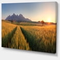 thumbnail image 2 of Summer Wheat Fields Slovakia - Landscape Artwork Canvas, 2 of 3