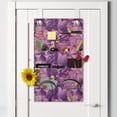thumbnail image 2 of Floral Hanging Pocket Organizer, Illustration of Repetitive Style Tropical Flowers in Romantic Gradient Tones, Printed Polyester Storage Bag with Pockets, 21" x 31", Multicolor, 2 of 2