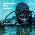 thumbnail image 6 of BlinkLLX 2 Pcs Neoprene Diving Hood Thermal Wetsuit Hood Cap Swim Caps with Chin Straps Snorkeling Neoprene Surf Beanie 2.5 mm Diving Headgear for Men Women Sailing Water Sports, 6 of 11