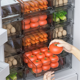 thumbnail image 3 of Cajón de almacenamiento para refrigerador, caja de almacenamiento apilable para refrigerador, gabinete de cocina, almacenamiento fresco L, 3 of 8