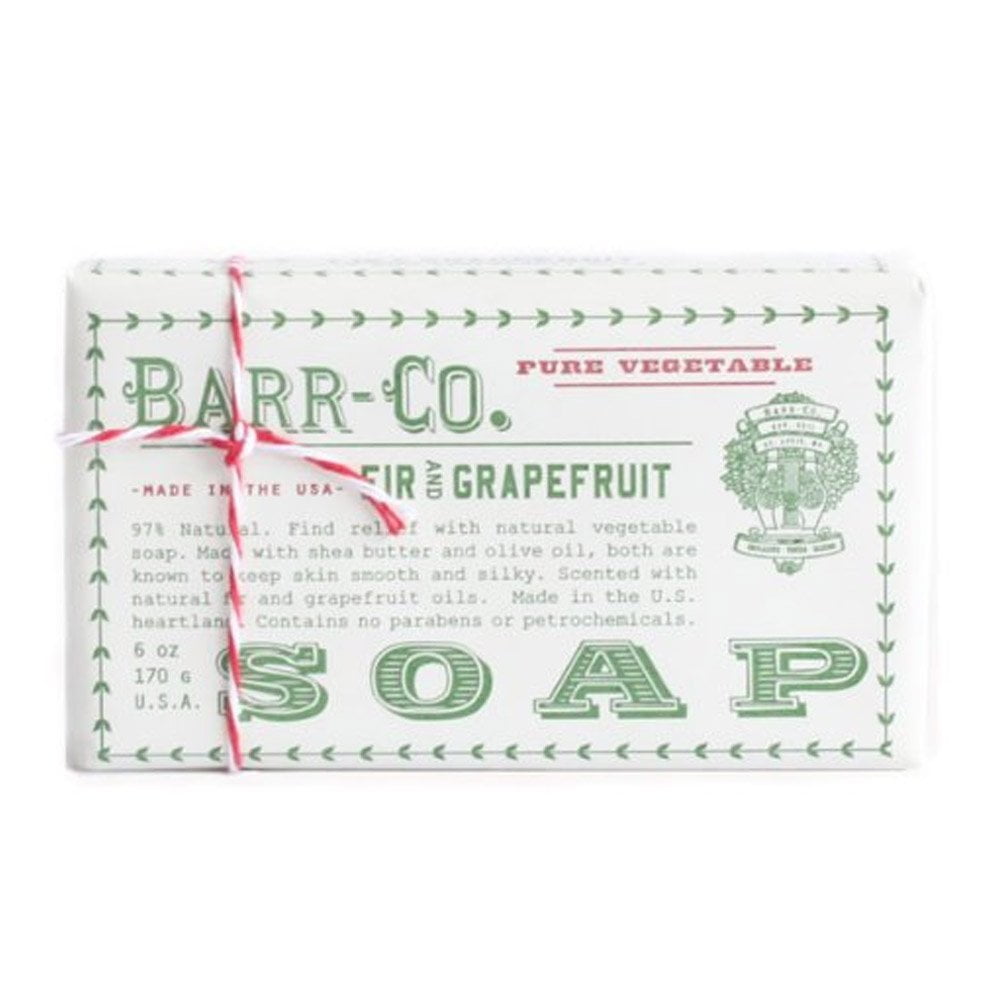 Barr-co. Fir Grapefruit Bar Soap, The Fir Grapefruit scent is made with olive oil,... by