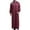 Men's Wine Long Sleeve robe, variant on safuny Men's Muslim Islamic Ramadan Jubbah with Pocket Fashion Trendy Pullover Solid Spring Long Sleeve Fall Tees V Neck Button Saudi Arab Long Kaftan Robe Holiday Black L