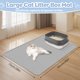 thumbnail image 4 of Alfombrilla de silicona para gatos Bartuke extra grande, 40 x 28 cm, color gris, 4 of 7