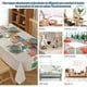 thumbnail image 5 of Mantel rectangular de PVC resistente al agua y a las manchas, lavable, para exteriores, con estampado retro, para comedor, cocina y decoración de jardín, 140 x 220 cm, 5 of 6