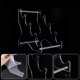 thumbnail image 3 of Acrylic Desktop Lightsaber Stand, 4-Tier Holder, Lightsaber Display Stand, Clear, 3 of 4