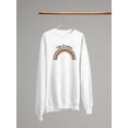 thumbnail image 3 of Follow The Rainbows Retro  Sweatshirt Women -Image by Shutterstock, Female 5X-Large, 3 of 4