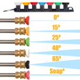 thumbnail image 4 of Décor d'Automne Embouts de Buse de Nettoyeur Haute Pression Ensemble de 7 Pcs Embouts et Supports de Buse de Nettoyeur Haute Pression /4 Pouce Embouts de Buse de Nettoyeur Haute Pression, 4 of 6