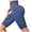 Blue, variant on 3D Anti Cellulite Leggings for Women Slim Compression Bermuda Short Push-Up Sculpting Yoga Pants Fitness Workout Short (Dark Gray, L)