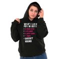 thumbnail image 4 of What I Look In Guys Basset Hound Dog Hoodie Sweatshirt Women Brisco Brands S, 4 of 6