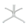thumbnail image 4 of 36" Pneumatic Height Adjustable Square Cafe Table - White, 4 of 7