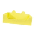 thumbnail image 4 of Kuntesetty Cat Litter Box Funny Open Cats Litter Box Tray for Indoor Cats Small Animals Yellow, 4 of 9