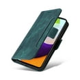 thumbnail image 6 of for Samsung Galaxy A52 Flip Case, Slide Card Pocket Premium PU Leather Folio Flip with Design Card Slots Wrist Strap Shockproof Kickstand Magnetic Protective Cover for Samsung A52, Green, 6 of 15