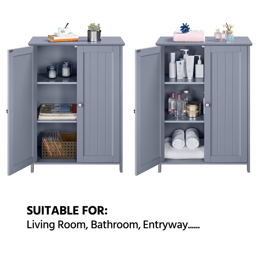 Downtown Storage Cabinet - 2-Shelf, Gray