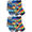 Crazy Stripes, variant on Jefferies Socks Kids Socks, 6 Pack Printed Cotton Crew Socks (Little Kids & Big Kids)