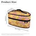 thumbnail image 6 of HELLHERO Daisy Floral Pattern Portable Steamer Travel Organizer Large Size Easy to Store and Carry Compatible with Full-Size Irons and Accessories, Case Only, 6 of 6