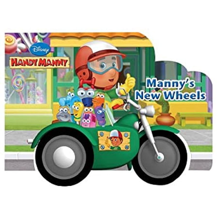 Pre-Owned Manny's New Wheels [With Wheels on Bottom of Book That Actually Roll] (Board book) 1423128389 9781423128380