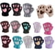 thumbnail image 4 of Sonducket Gato felpa garra guante novedad Halloween toalla medio cubierto mujeres mitones guantes sin dedos guantes y mitones negro Sonducket PS13236-01, 4 of 6