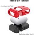 thumbnail image 3 of Coque pour Airpods, ORETech Hybride Robuste 2 en 1 Antichoc Coque de Protection Complète PC Dur+silicone Souple, 3 of 4