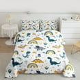 thumbnail image 2 of Castle Fairy Cartoon Dinosaur 2pcs Bedding Comforter Set for Children,Kawaii Rainbow Twin Comforter Sets,Cute Animal Breathable Bedding Set,Super Cozy Room Decor, 2 of 8