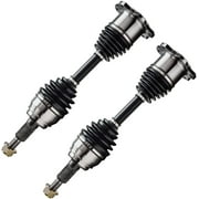 Detroit Axle - 4WD Front CV Axle Shafts Replacement for Chevy GMC K1500 K2500 Pickup Tahoe Yukon Fits select: 1999-2000 CHEVROLET SILVERADO C1500, 2005-2006 CHEVROLET SILVERADO K1500