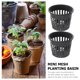 thumbnail image 4 of 10 piezas de plástico olla suculenta mini malla Multi-pequeña cuenca de siembra de malla hidropónica taza redonda suculenta maceta jardín accesorios (negro), 4 of 7