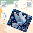 thumbnail image 3 of Peace Dove Printed Square Gaming Mouse Pad, Non-Slip Rubber Bottom Mouse Mat for Office, 8.3x9.8 Inch, 3 of 6