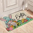 thumbnail image 2 of Kaireo Polyester Carpet, Easter Bunny Floor Mat In the Hallway Wear Floor Mat In the Library Thickened Skin Friendly Floor Mat, Carpet, 2 of 7